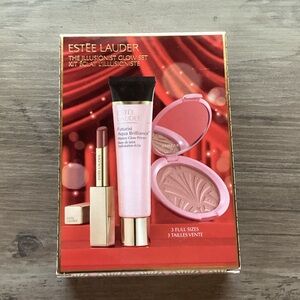 New Estée Lauder The Illusionist Glow Set (Highlighter/Primer/Lipstick)